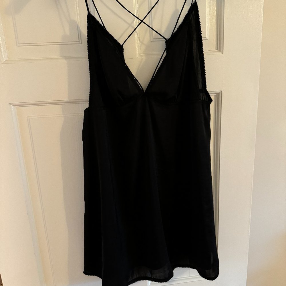 Free People Intimately Black Slip